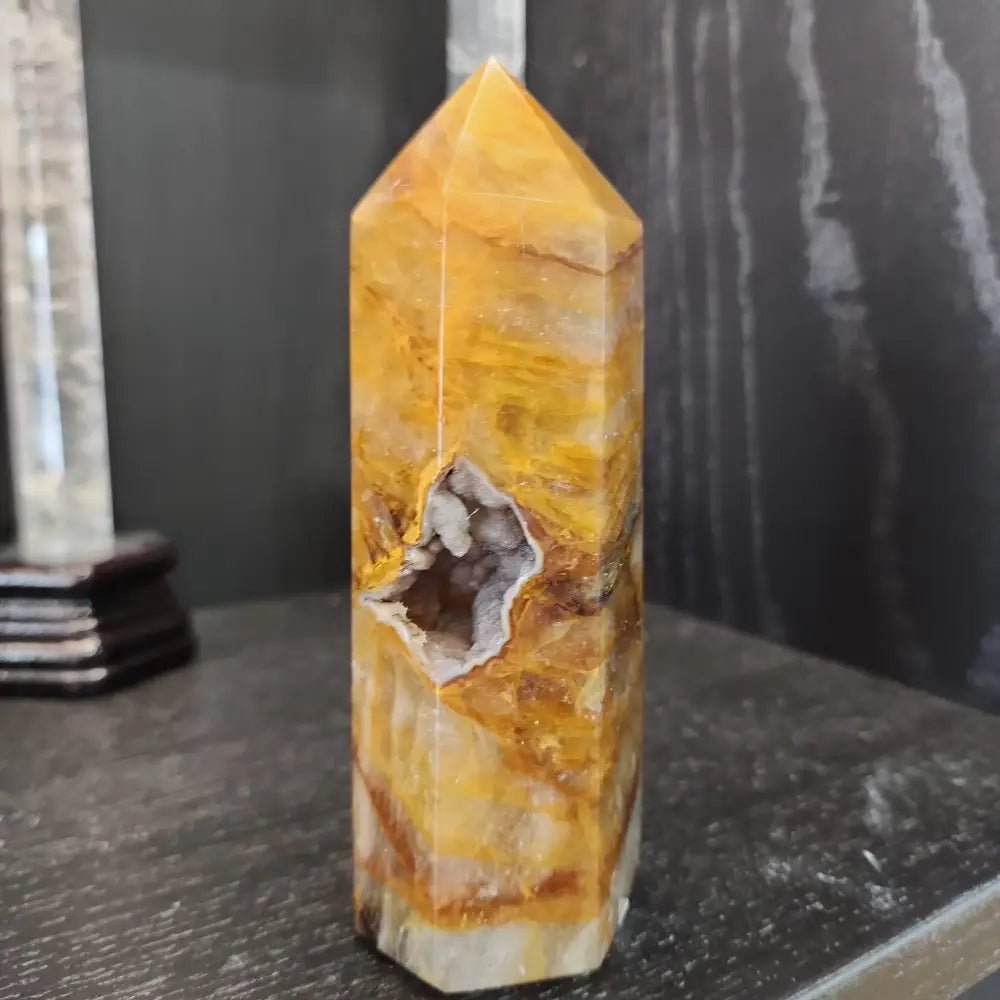 🌟💛 Hematoid Golden Healer Quartz Towers – Healing Energy & Empowerment! 🗼 - 4 - 5.75’’ - Towers