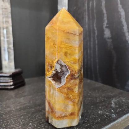 🌟💛 Hematoid Golden Healer Quartz Towers – Healing Energy & Empowerment! 🗼 - 4 - 5.75’’ - Towers