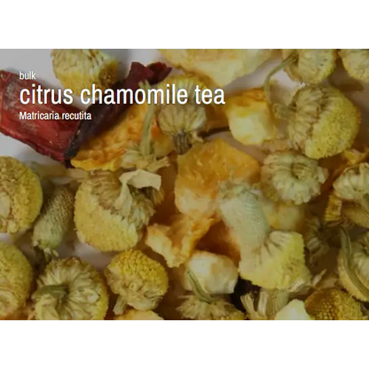 Herbal Bulk Loose Tea by the Ounce - Citrus Chamomile Herbal Tea - Teas & Accessories