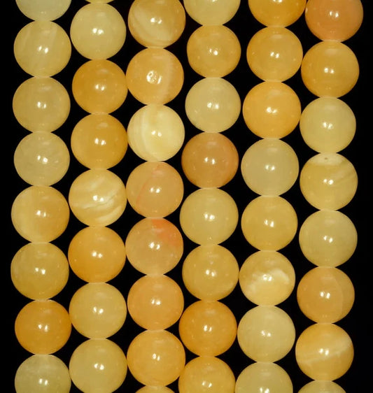 🍯✨ Honey Calcite Bracelet 8mm – Confidence Motivation and Clarity 🌞