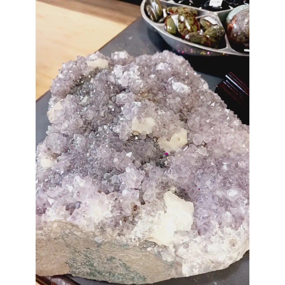 💜✨ Huge Amethyst Druzy Specimen – Spiritual Power and Tranquility 🌌 - 1 - Specimens