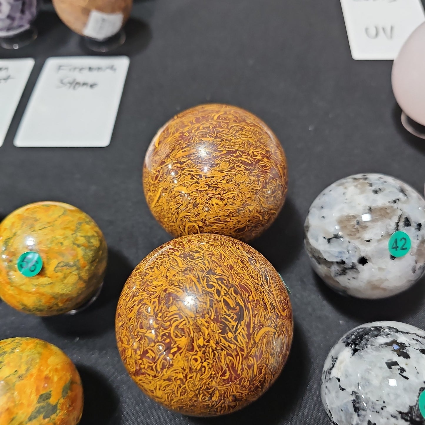 🖋️✨ Imperial Calligraphy Jasper Spheres – Wisdom Creativity and Ancient Inspiration! ✨🖋️ - 1 - Spheres