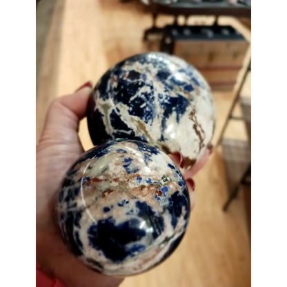 🔵✨ Incredible Sodalite Spheres – Insight Communication and Inner Harmony! ✨🔵 - Spheres