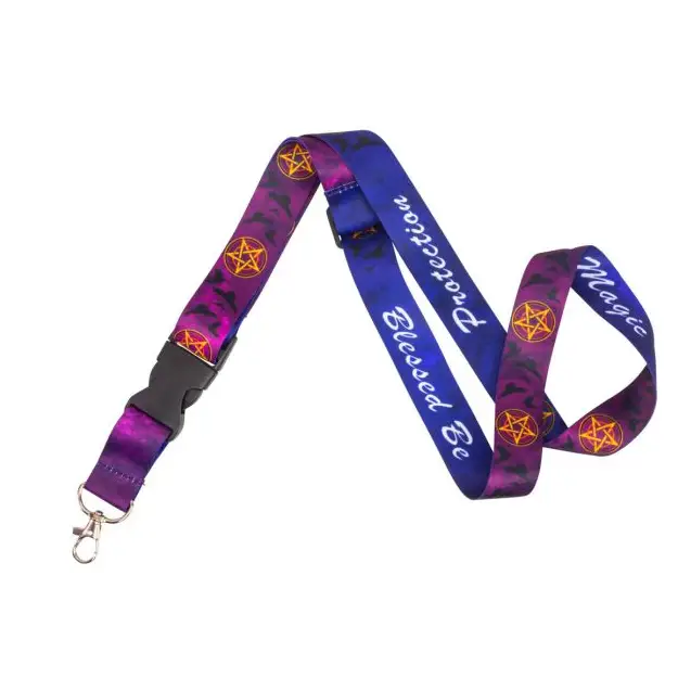 Inspirational Metaphysical Lanyards - Pentacle and Raven - Clothing & Apparel