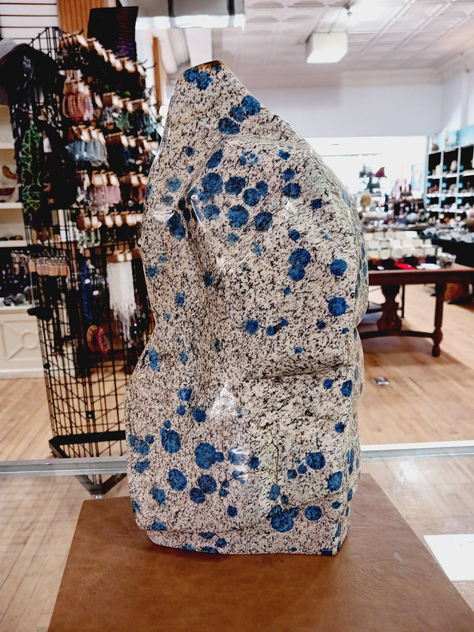 🔵✨ K2 Polished Specimen – Insight Harmony and High Vibration 🏔️ 16’’ x 8’’