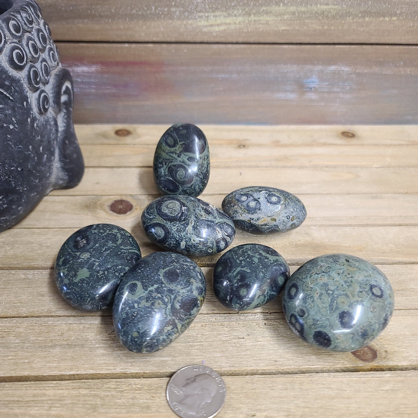 Kambaba Jasper Palmstones - Intuitive Pick Incredible Quality - PALM