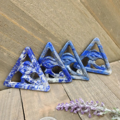Lapis Eye of Horus - Carvings