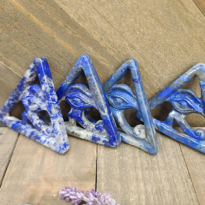 Lapis Eye of Horus - Carvings