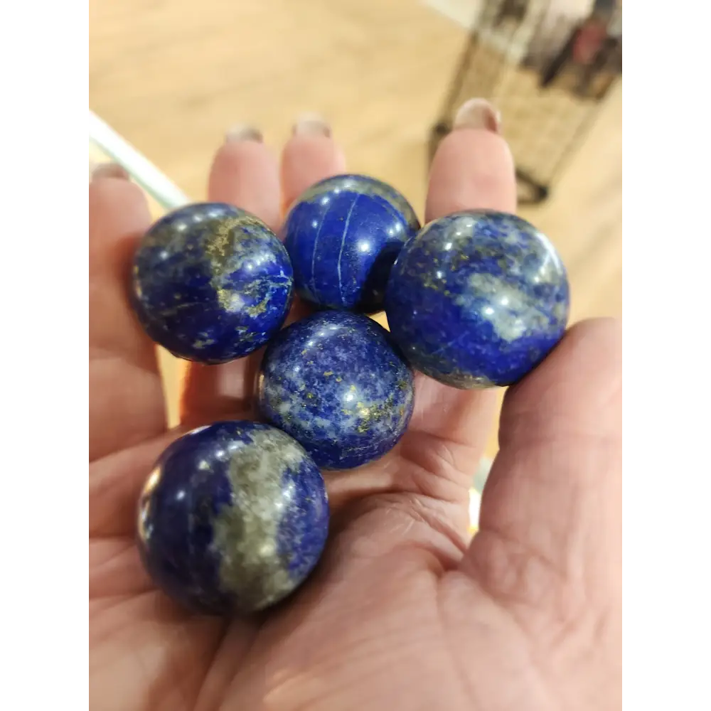 🔵🌟 Lapis Lazuli Spheres (1.25’’ – 1.5’’) – Wisdom Truth & Inner Power! 🌟🔵 - Spheres