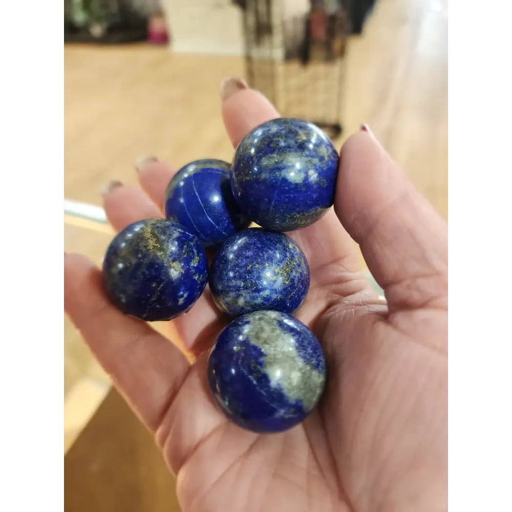 🔵🌟 Lapis Lazuli Spheres (1.25’’ – 1.5’’) – Wisdom Truth & Inner Power! 🌟🔵 - Spheres