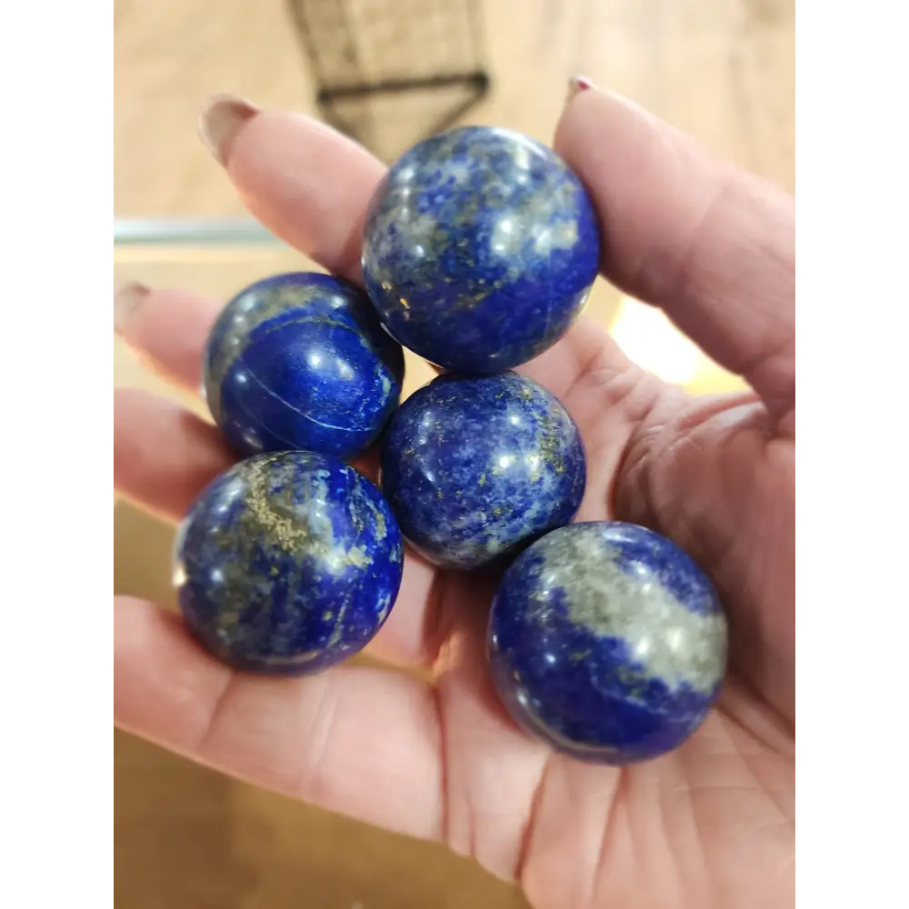 🔵🌟 Lapis Lazuli Spheres (1.25’’ – 1.5’’) – Wisdom Truth & Inner Power! 🌟🔵 - Spheres