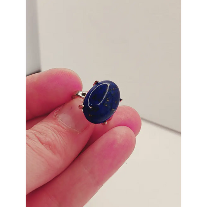 💙✨ Lapis Ring (Resizable) – Wisdom Intuition and Protection 💍