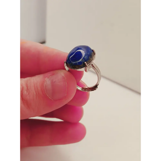 💙✨ Lapis Ring (Resizable) – Wisdom Intuition and Protection 💍
