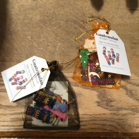 Large Guatemalan Worry Dolls (Dreamcatchers) - Chilling Out Accessories