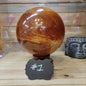 Large Honey Calcite Sphere - 01. Honey Calcite Sphere - 7’’ - Spheres