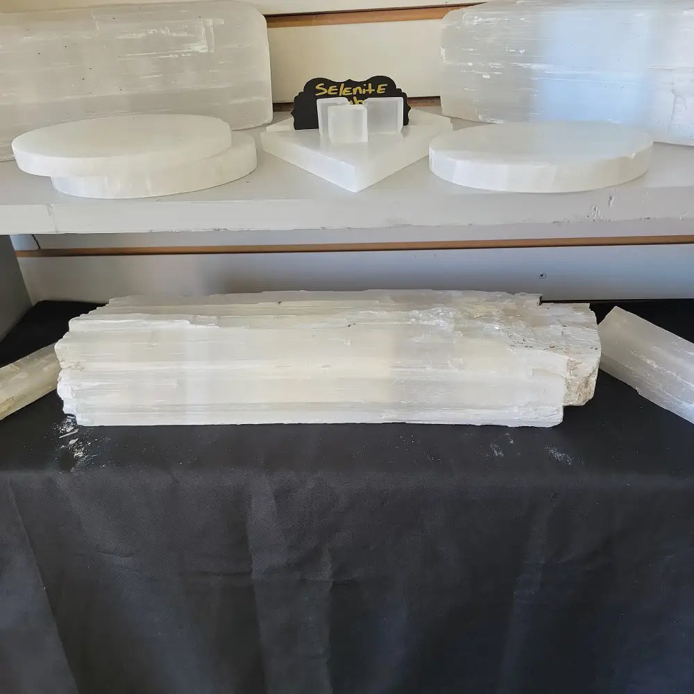 Large Selenite Pieces - 18.5’’x5’’x3.5’’ - Specimens