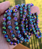 🌋✨ Lava Bracelet – Grounding Strength and Aromatherapy Magic 🖤 - Aura- Rainbow - OMC BRACELETS