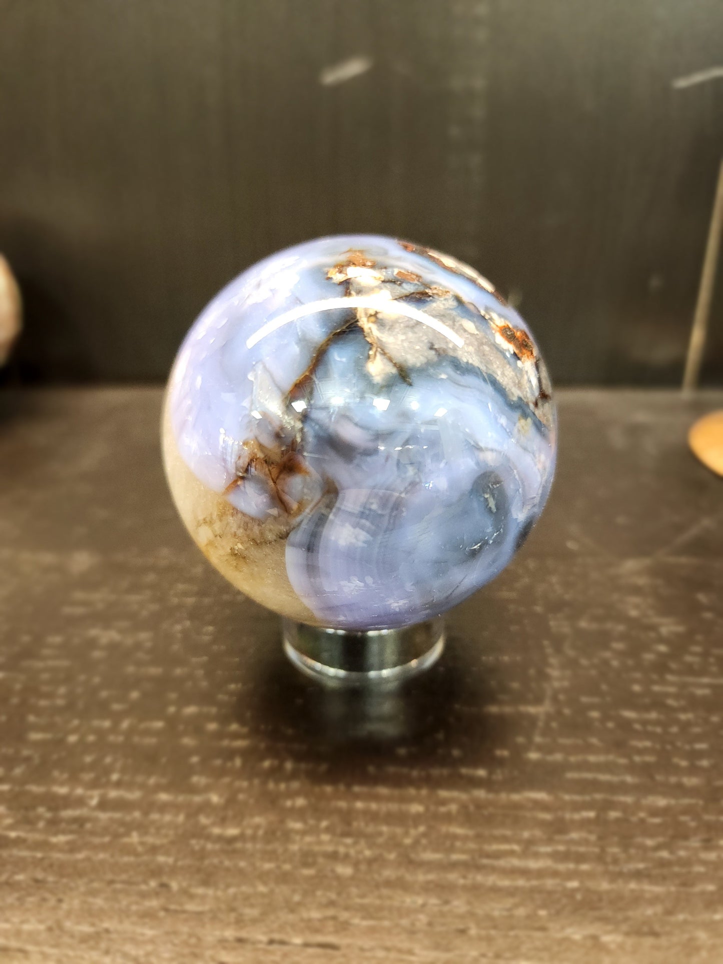 🌸💜 Lavender Cherry Blossom Agate Spheres – Tranquility Growth & Inner Beauty! ✨ - 5 - Spheres