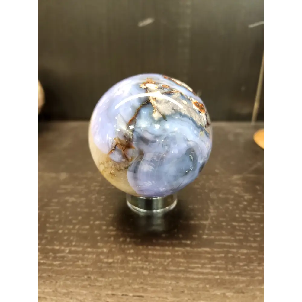 🌸💜 Lavender Cherry Blossom Agate Spheres – Tranquility Growth & Inner Beauty! ✨ - 5 - Spheres