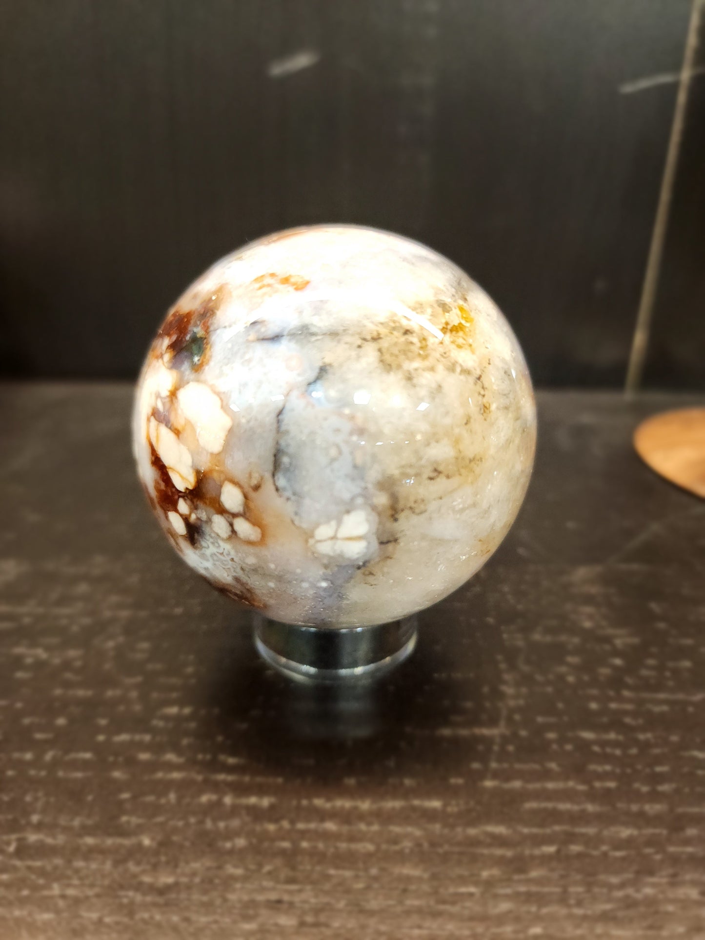 🌸💜 Lavender Cherry Blossom Agate Spheres – Tranquility Growth & Inner Beauty! ✨ - 4 - Spheres