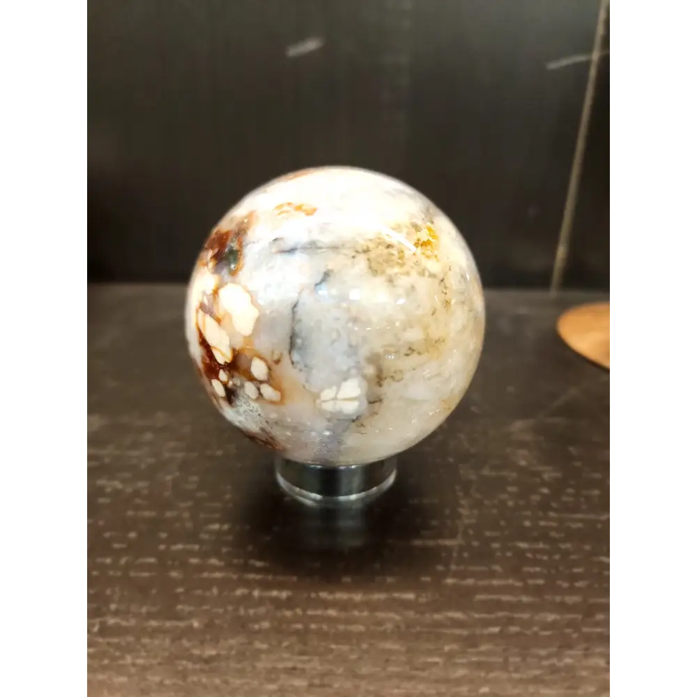 🌸💜 Lavender Cherry Blossom Agate Spheres – Tranquility Growth & Inner Beauty! ✨ - 4 - Spheres