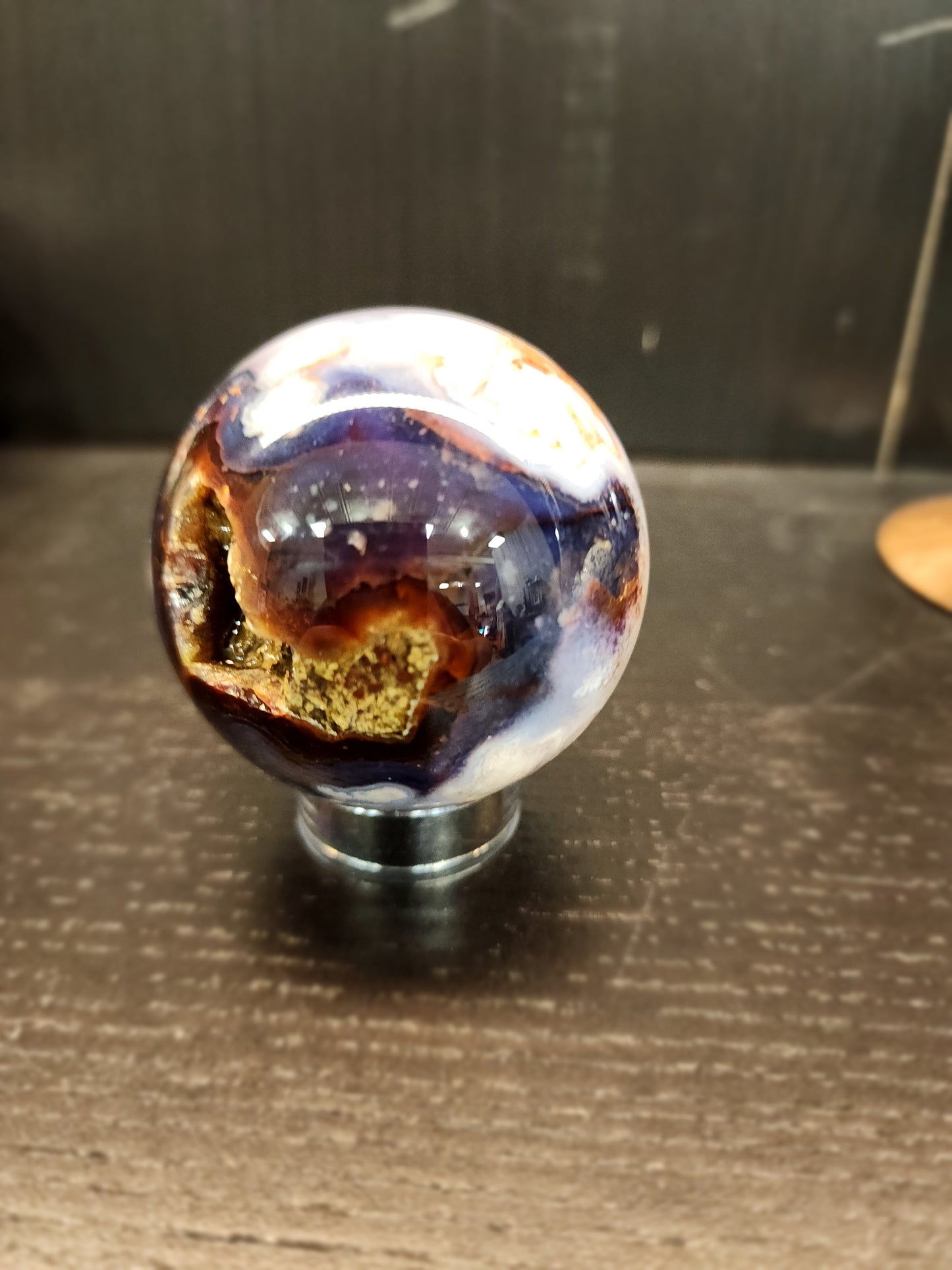 🌸💜 Lavender Cherry Blossom Agate Spheres – Tranquility Growth & Inner Beauty! ✨ - 9 - Spheres