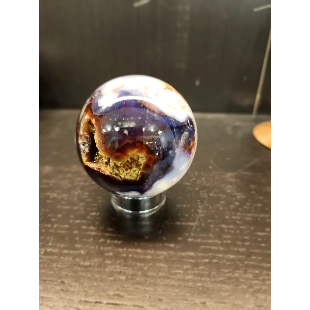🌸💜 Lavender Cherry Blossom Agate Spheres – Tranquility Growth & Inner Beauty! ✨ - 9 - Spheres