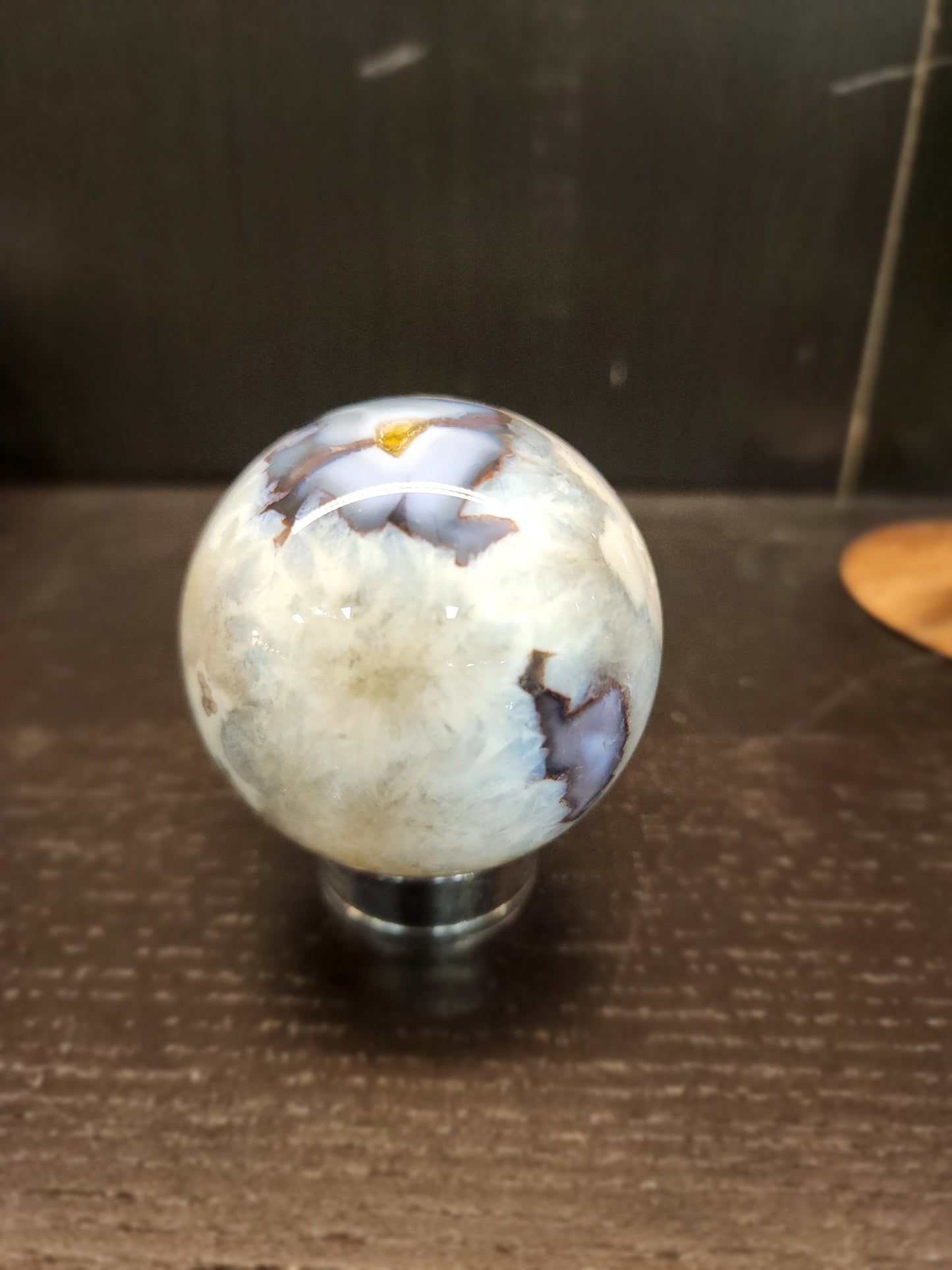 🌸💜 Lavender Cherry Blossom Agate Spheres – Tranquility Growth & Inner Beauty! ✨ - 8 - Spheres