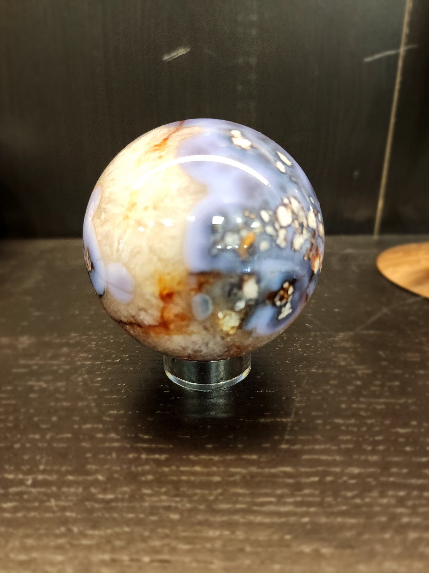 🌸💜 Lavender Cherry Blossom Agate Spheres – Tranquility Growth & Inner Beauty! ✨ - 3 - Spheres
