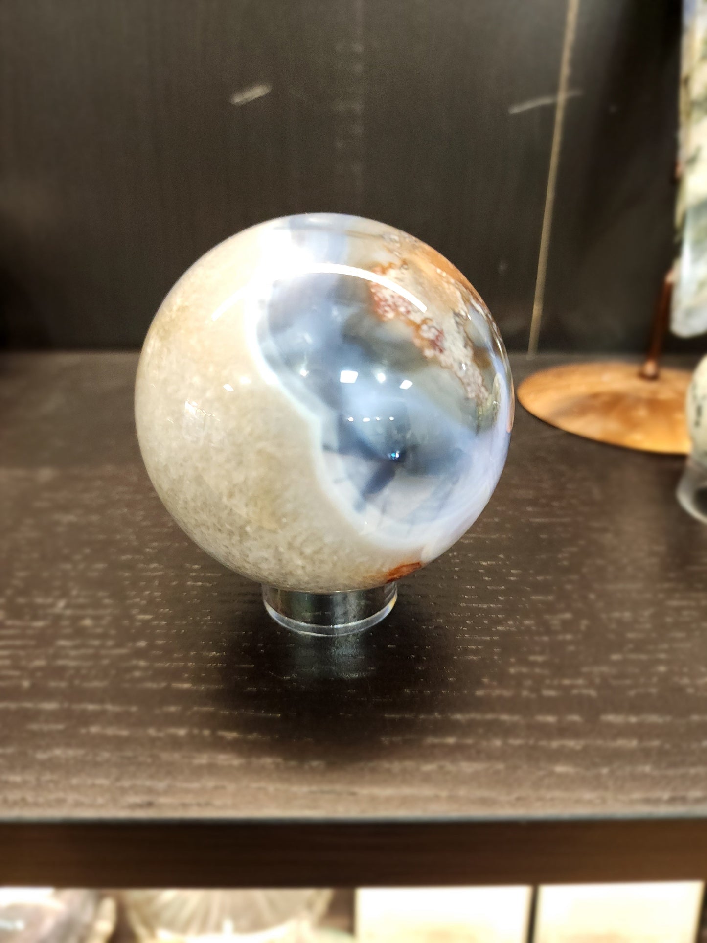 🌸💜 Lavender Cherry Blossom Agate Spheres – Tranquility Growth & Inner Beauty! ✨ - 2 - Spheres