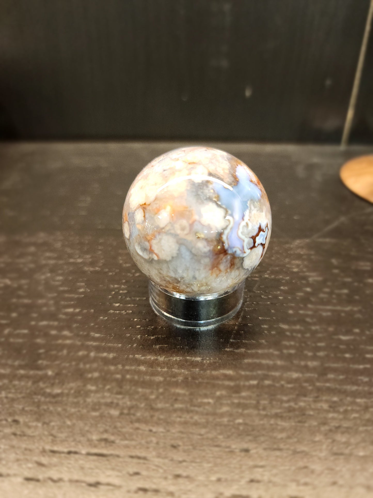 🌸💜 Lavender Cherry Blossom Agate Spheres – Tranquility Growth & Inner Beauty! ✨ - 14 - Spheres