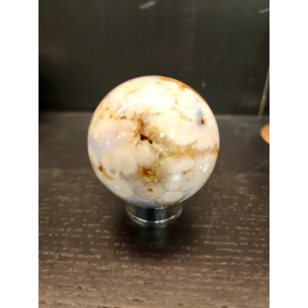 🌸💜 Lavender Cherry Blossom Agate Spheres – Tranquility Growth & Inner Beauty! ✨ - 7 - Spheres