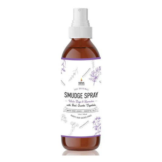 💜🌿 Lavender Sage Smudge Spray – Cleansing Healing and Quartz Energy ✨