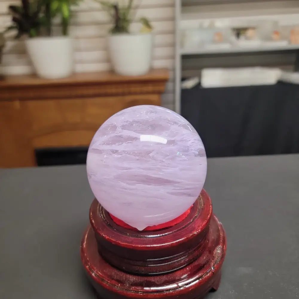 LAVENDER SMELTING QUARTZ SPHERES - 1 - 3’’ - Spheres