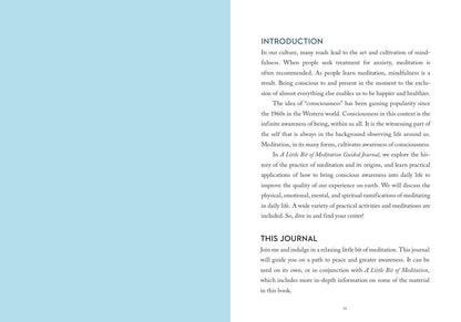 Little Bit of Meditation Guided Journal - Tarot Decks & Divination