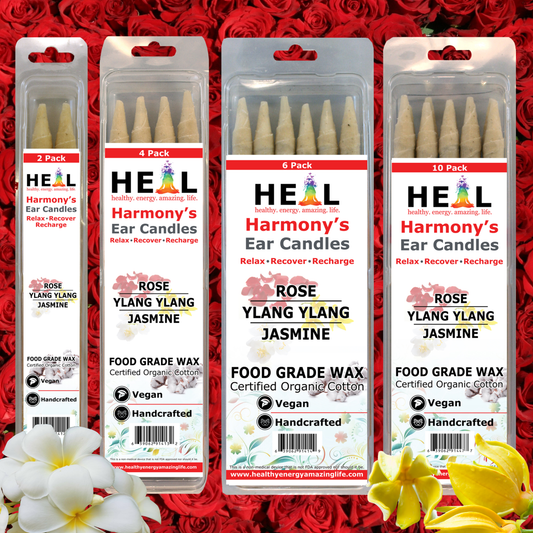 🕯️💗 Love Ear Candles by Doc Harmony – 2-Pack – Heart-Centered Relaxation & Self-Care! ✨ - Candles & Accessories