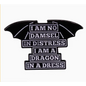 BROOCH LAPEL ENAMEL Magical Pins Pin (Page 2) - No Damsel in Distress Dragon in Dress - Clothing & Apparel