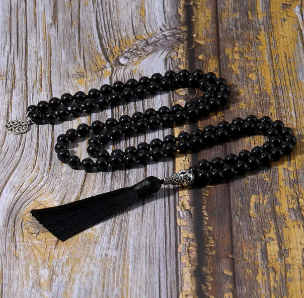 Mala Beads - 8mm Onyx - Jewelry