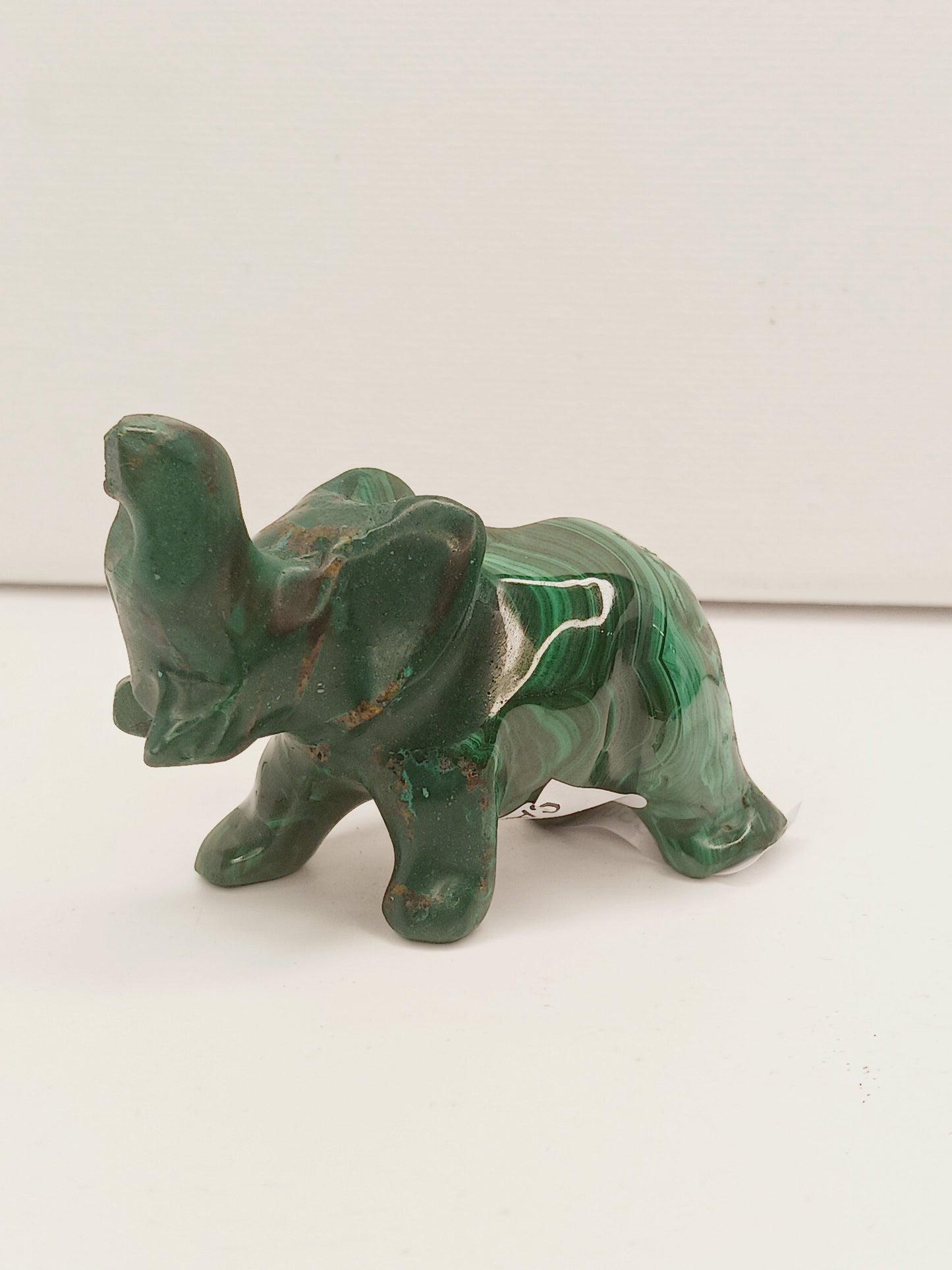 🐾💚 Malachite Animal Carvings – Transformation Protection and Heart Healing ✨ - Elephant
