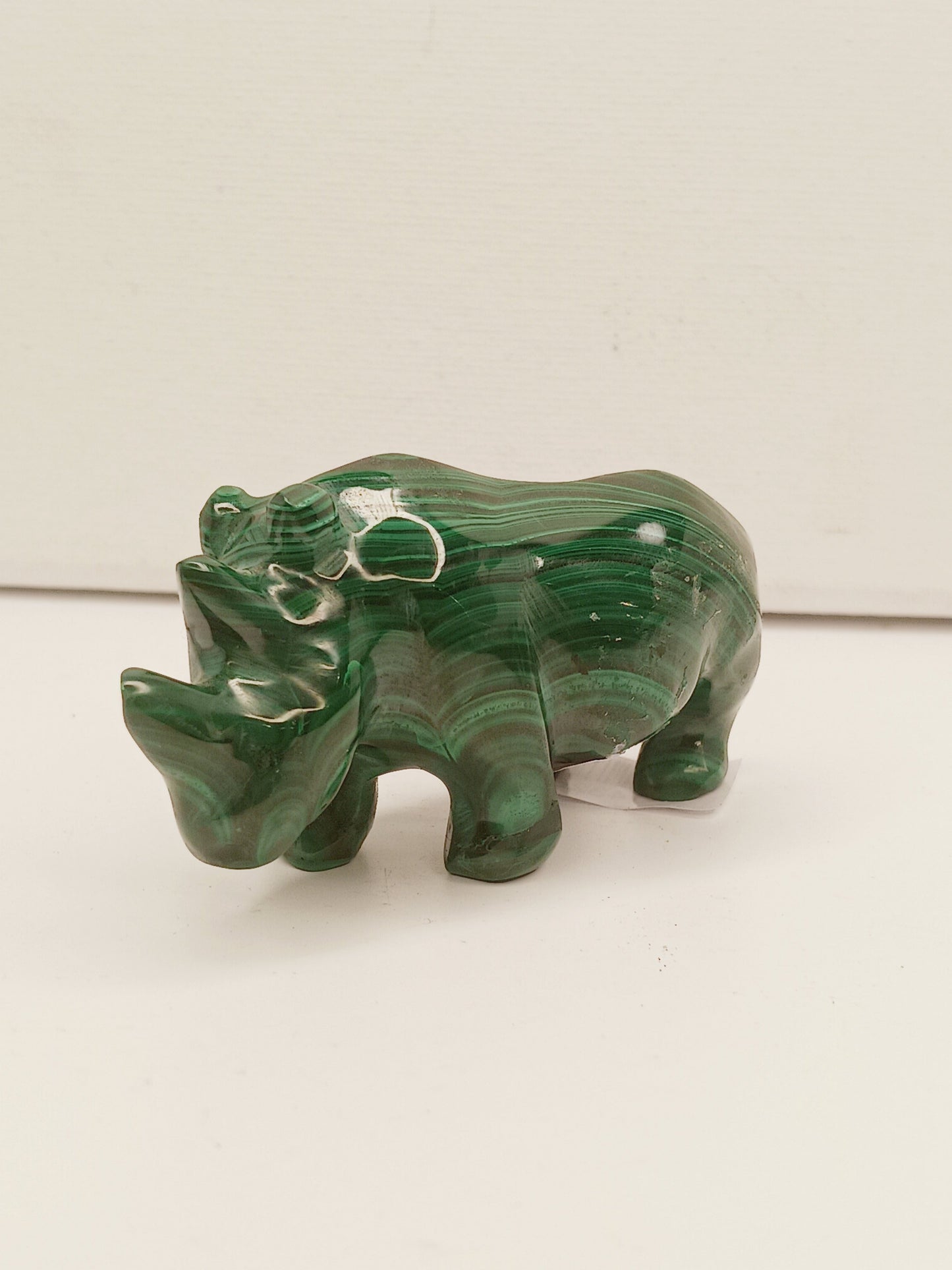 🐾💚 Malachite Animal Carvings – Transformation Protection and Heart Healing ✨ - Rhino