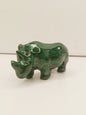 🐾💚 Malachite Animal Carvings – Transformation Protection and Heart Healing ✨ - Rhino