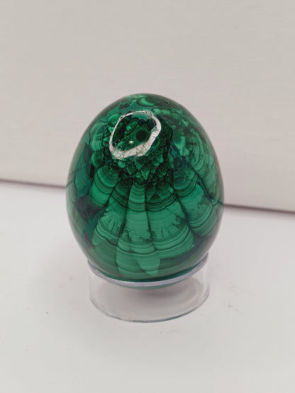 💚🥚 Malachite Egg – Transformative Beauty Growth and Heart Healing! ✨ - Big -2’’ - Spheres