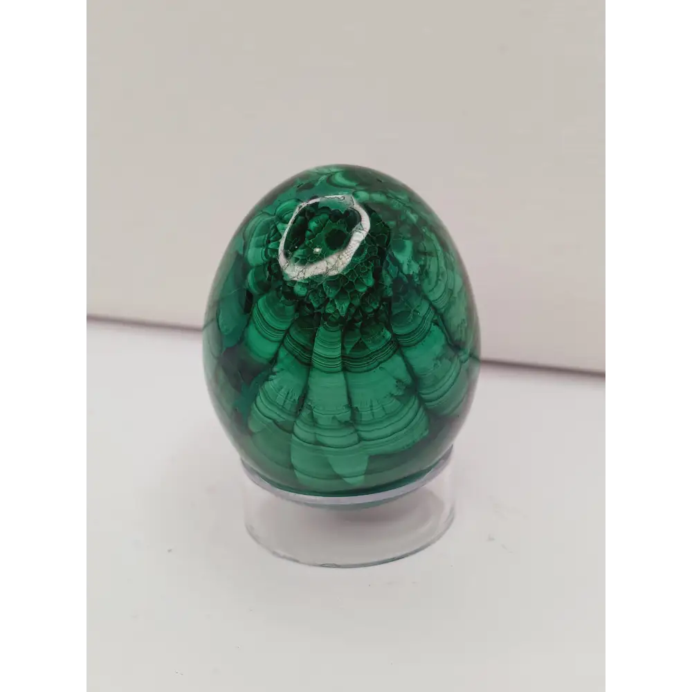 💚🥚 Malachite Egg – Transformative Beauty Growth and Heart Healing! ✨ - Big -2’’ - Spheres