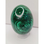 💚🥚 Malachite Egg – Transformative Beauty Growth and Heart Healing! ✨ - 3 1/8’’ Egg - Spheres