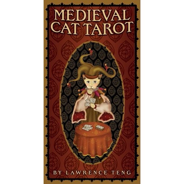 🐾✨ Medieval Cat Tarot – 78-Card Deck and Guidebook – Aristocratic Wisdom Feline Flair and Esoteric Symbolism 🏰 - Tarot