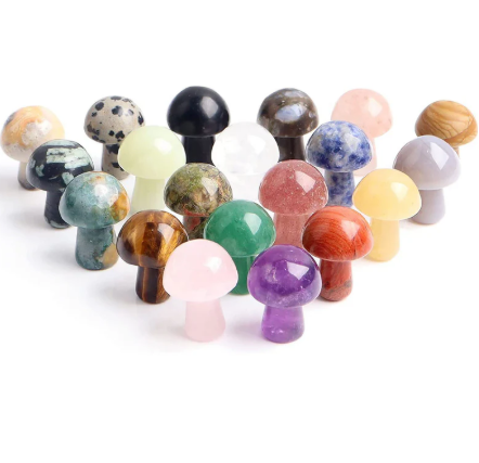 🌈 Mini Crystal Mushrooms 🍄✨ - mini mushrooms - Carvings