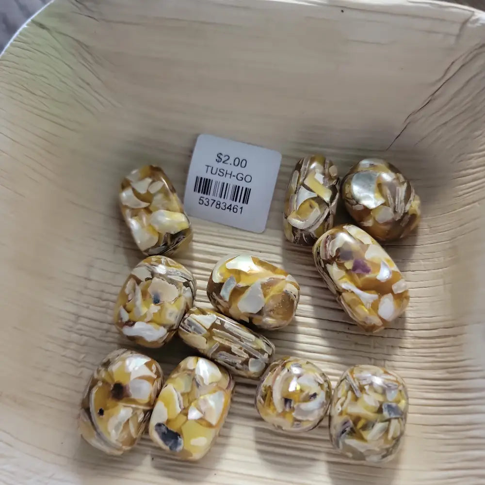 Mixed Shell Tumbles - GOLD - Tumbles