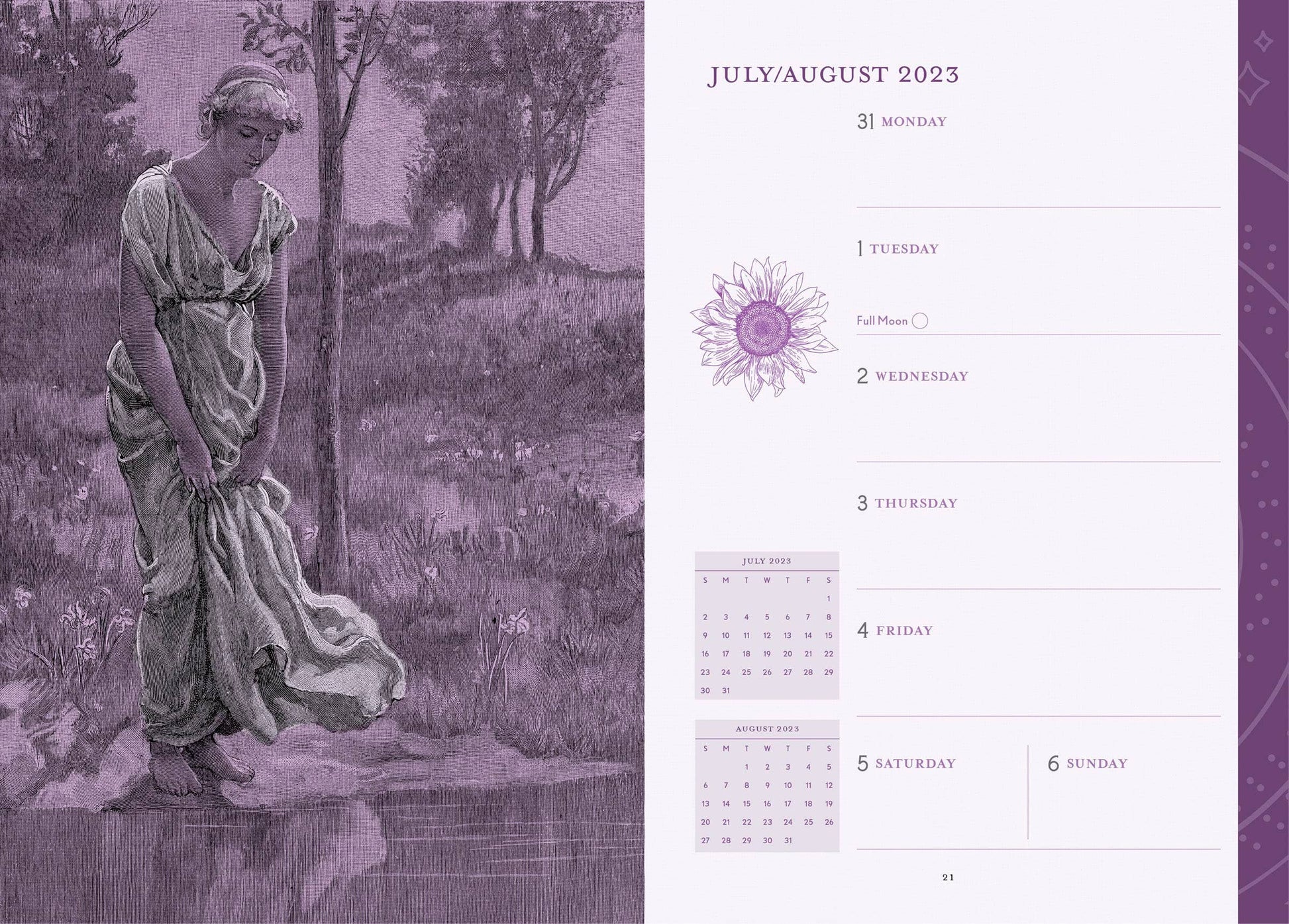 Modern-Day Witch 2024 Wheel of the Year 17-Month Planner - Tarot Decks & Divination