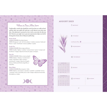 Modern-Day Witch 2024 Wheel of the Year 17-Month Planner - Tarot Decks & Divination
