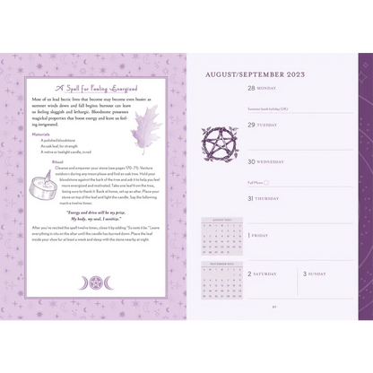 Modern-Day Witch 2024 Wheel of the Year 17-Month Planner - Tarot Decks & Divination